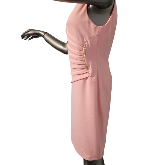 Ivanka Trump Peach Sleeveless Dress Size 10 - Picture 2 of 12